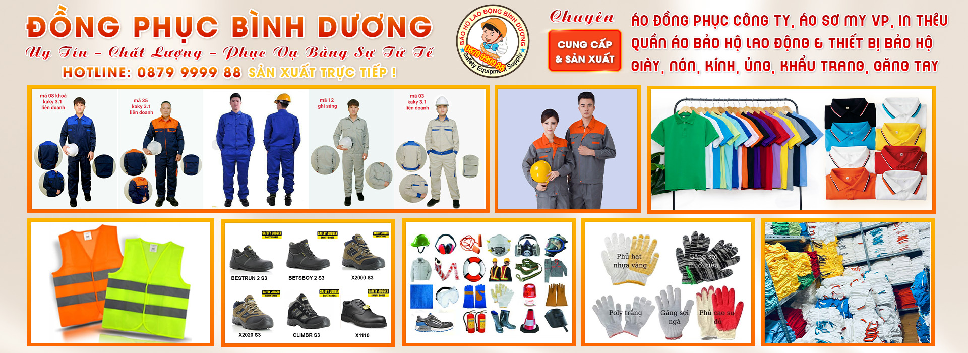 CÔNG TY TNHH SẢN XUẤT THƯƠNG MẠI DỊCH VỤ BẢO HỘ LAO ĐỘNG BÌNH DƯƠNG